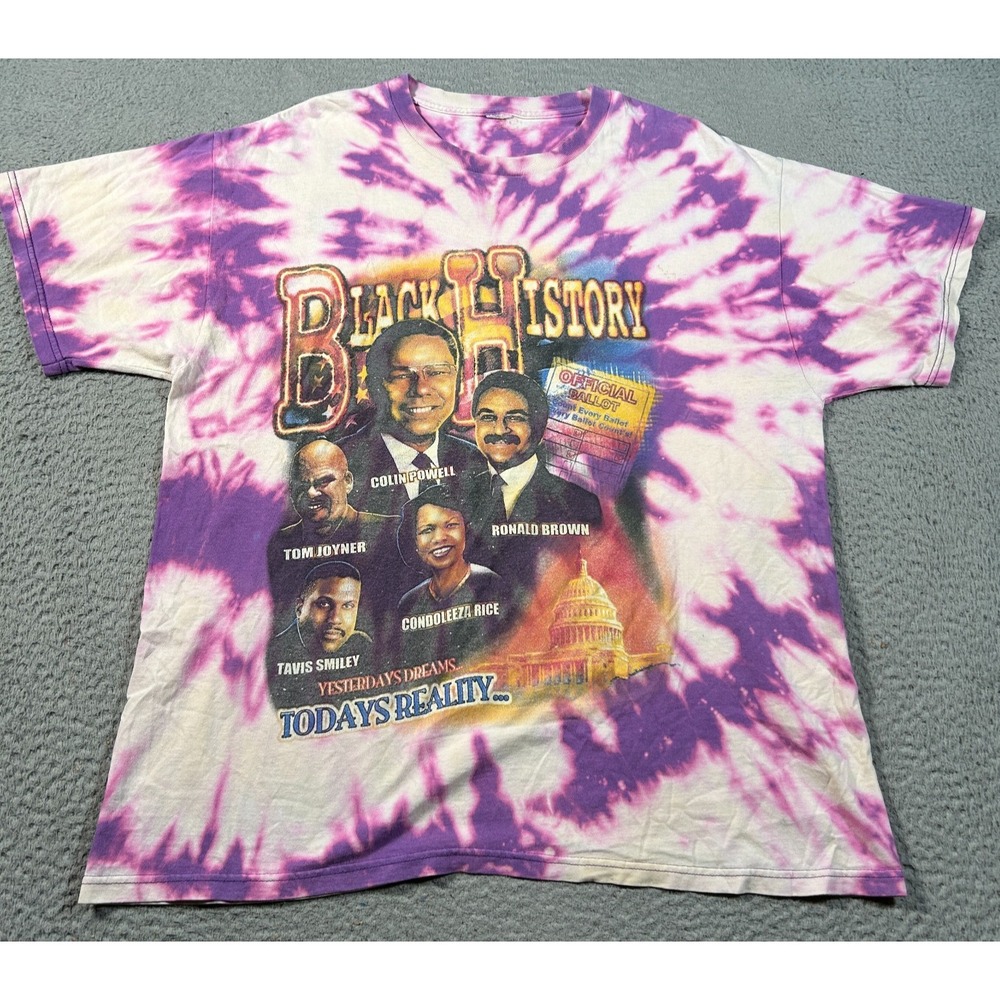 Vintage Black History Month Shirt Purple Tie Dye Martin Luther King Rosa Parks